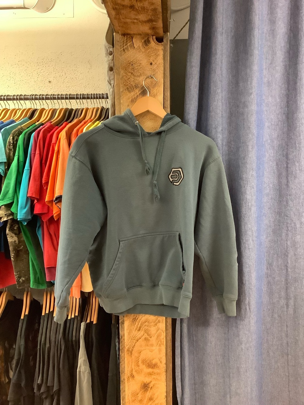 Vintage OP Sports blue hoodie